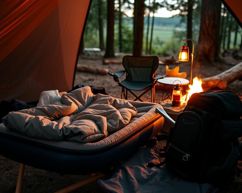 camping comfort gear